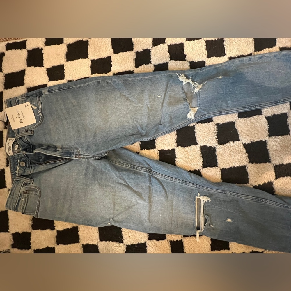 Abercrombie curve love high rise skinny size 29
